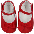 Baby Girls Red Bow Pre Walker Shoes Set, 2, hi-res